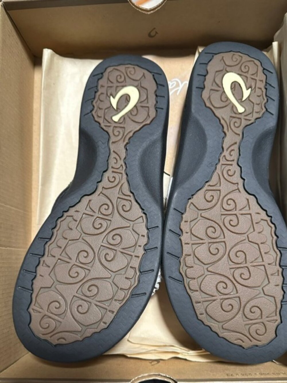 OLUKAI Women's Black/Black 'Ohana Sandal 9 B(M) - Picture 3 of 6